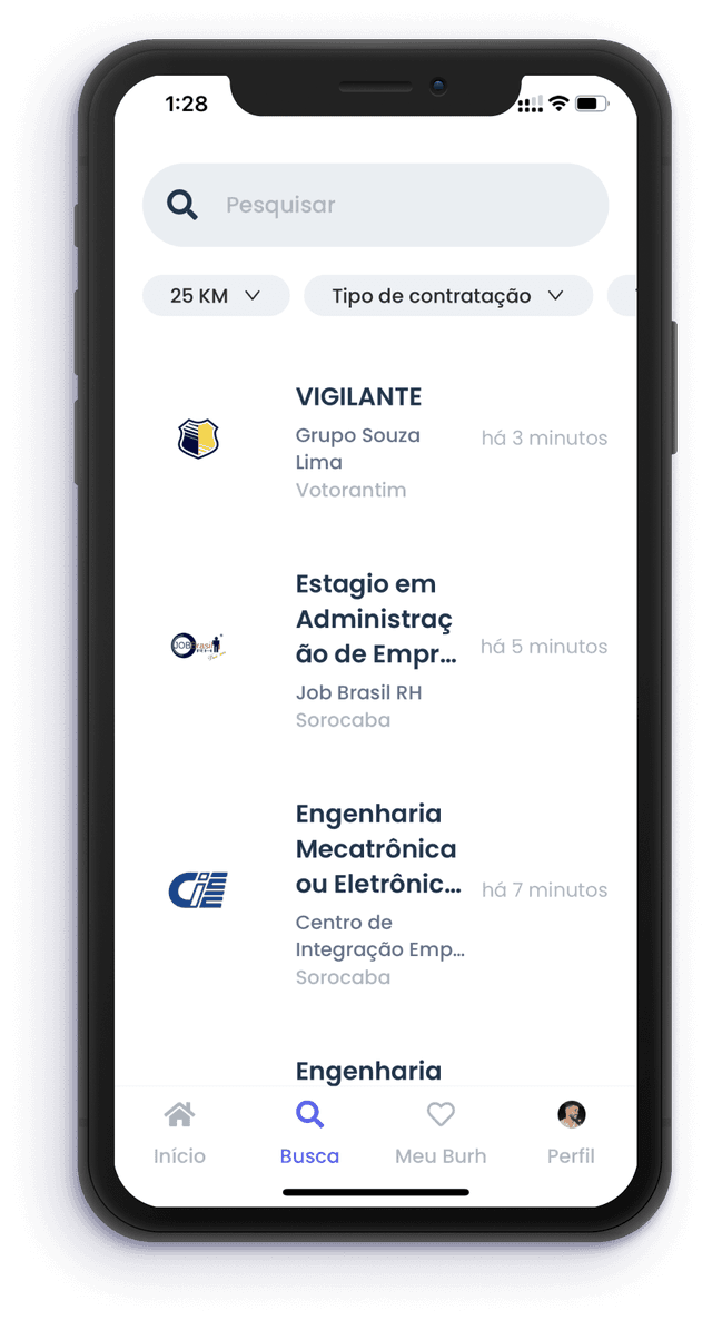 Inscríbete en miles de vacantes con un clic.